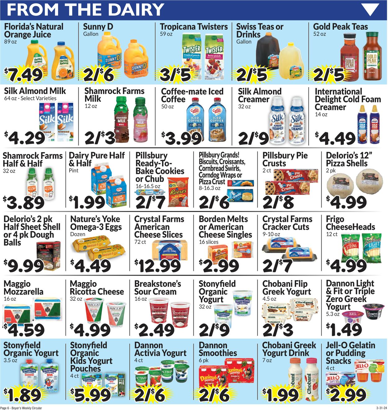 Catalogue Boyer's Food Markets from 03/31/2024