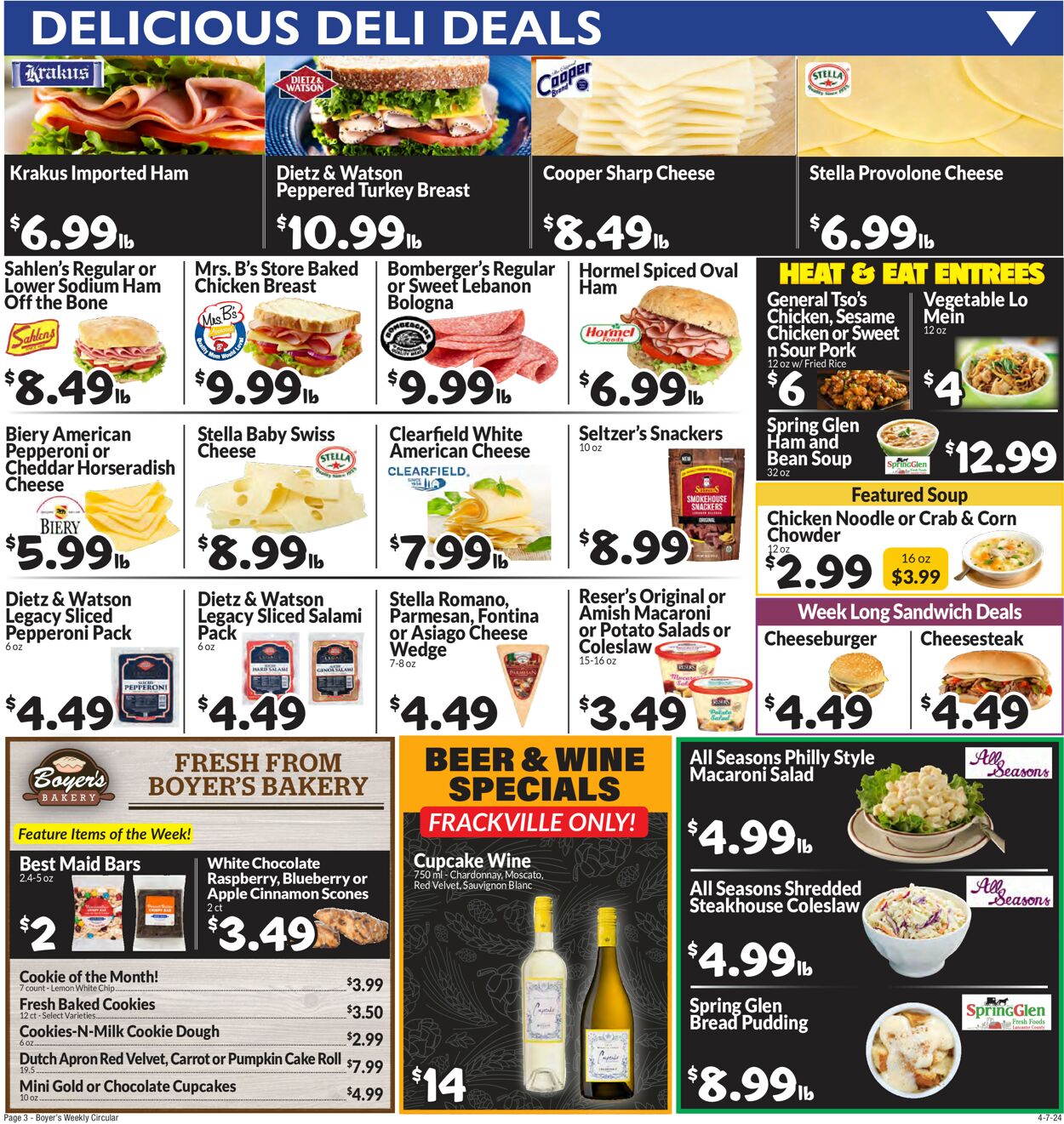 Catalogue Boyer's Food Markets from 04/07/2024