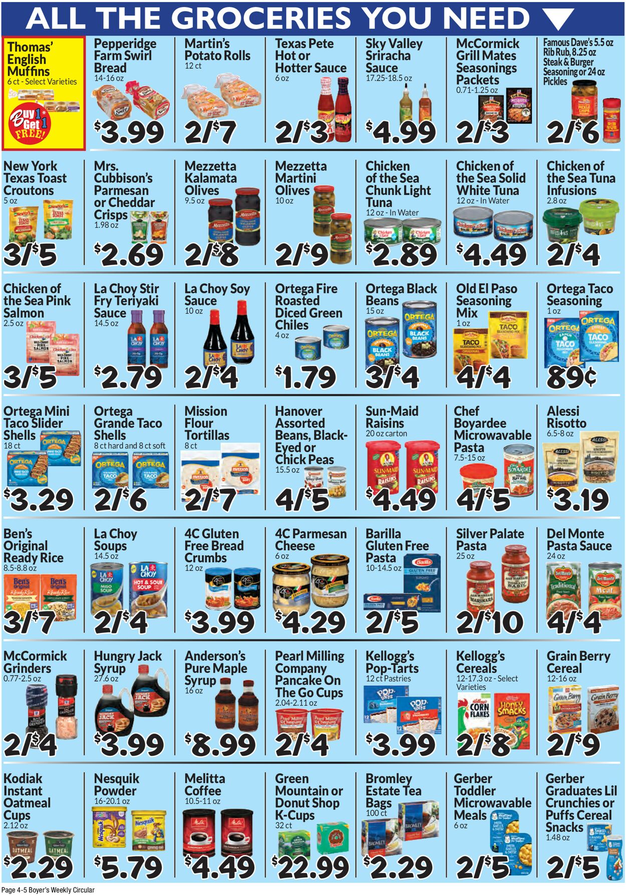 Catalogue Boyer's Food Markets from 04/07/2024
