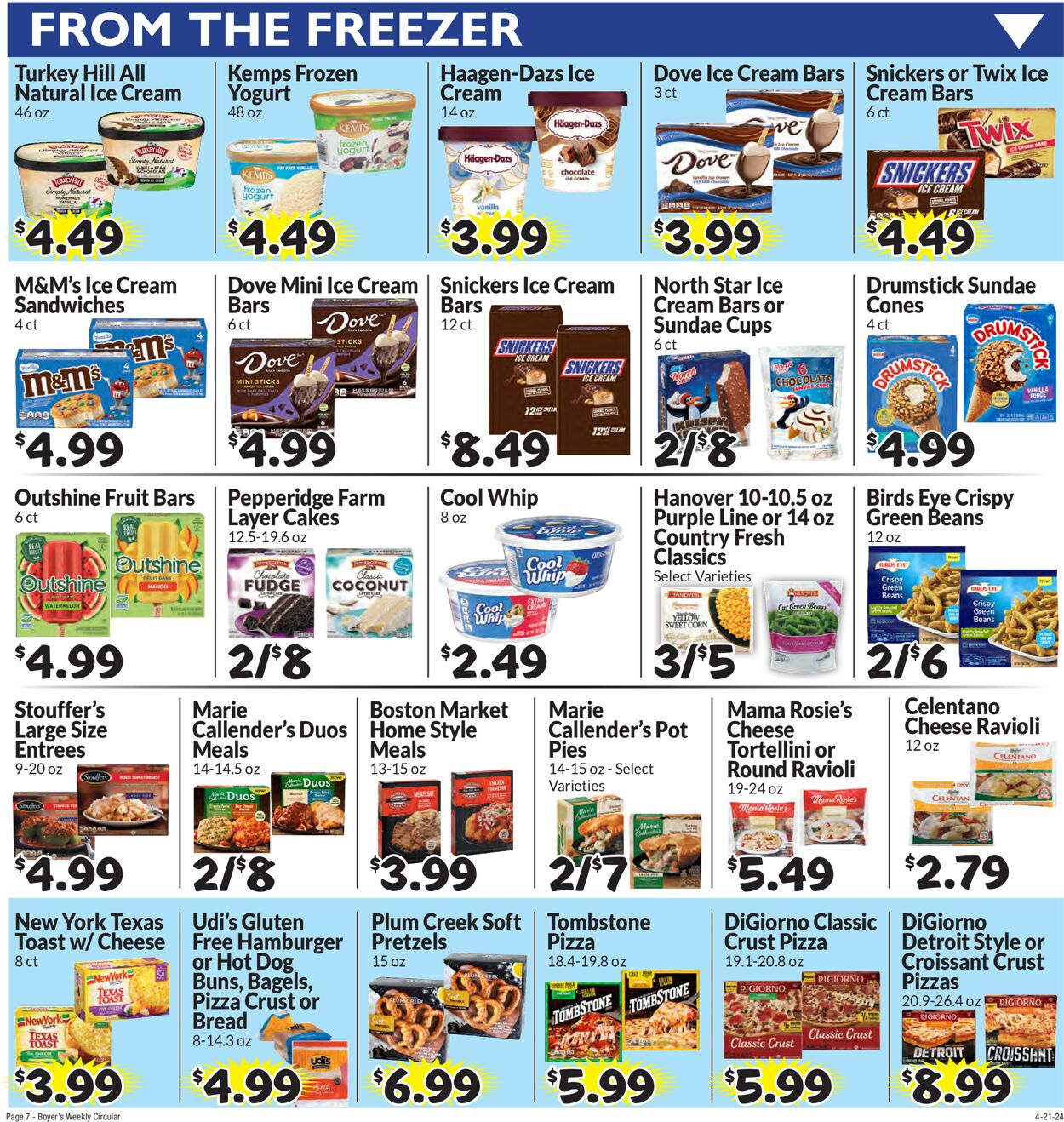 Catalogue Boyer's Food Markets from 04/21/2024