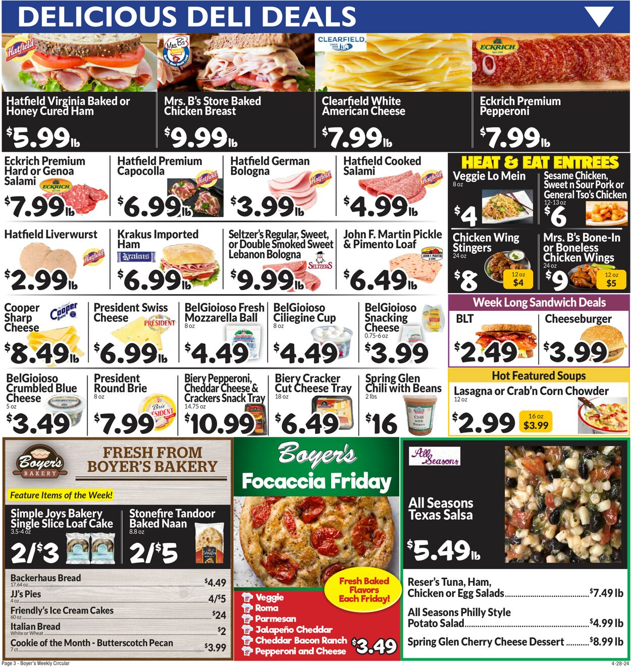Catalogue Boyer's Food Markets from 04/28/2024