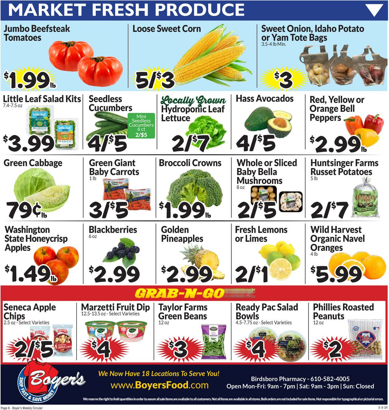 Catalogue Boyer's Food Markets from 05/05/2024