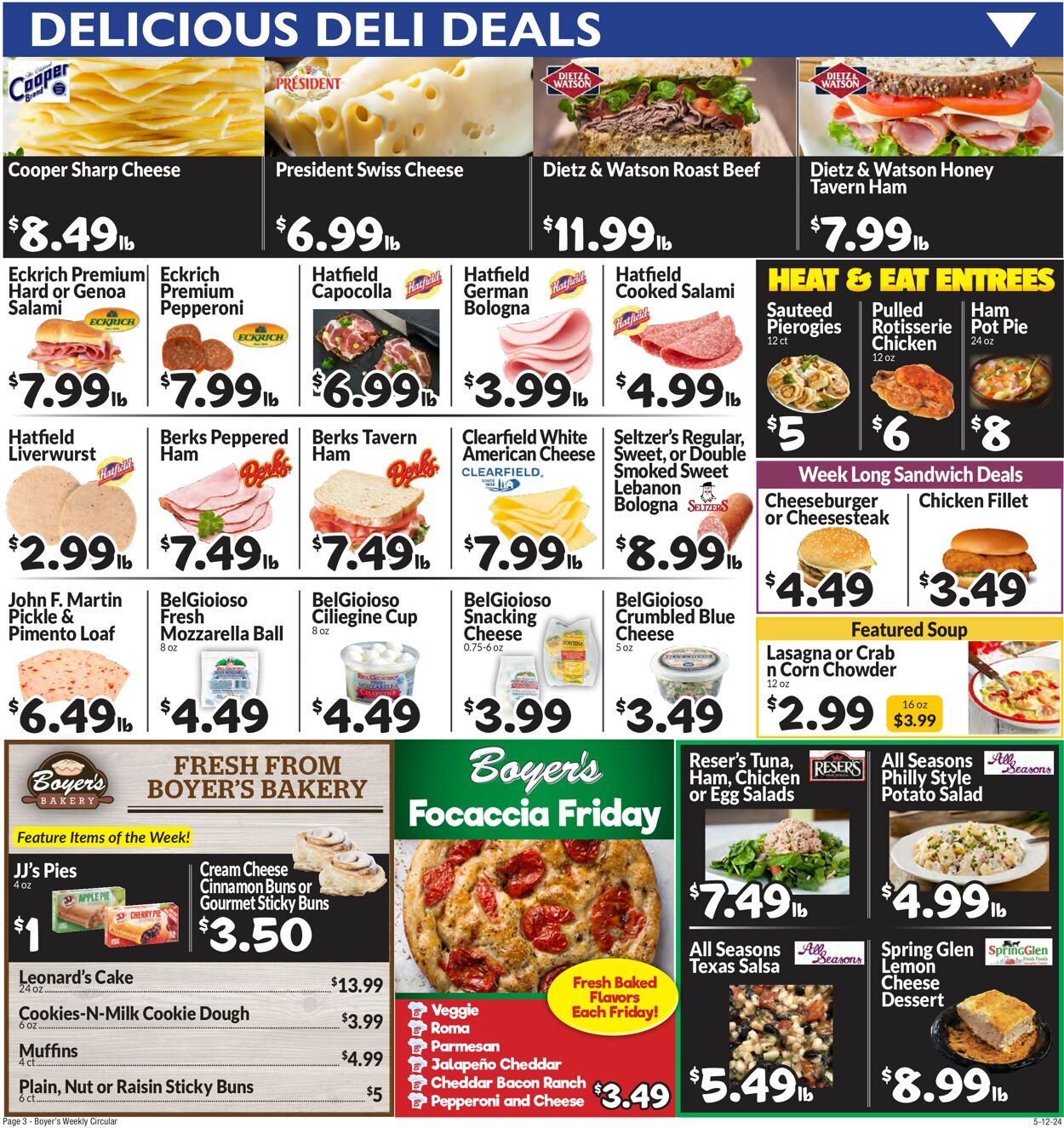 Catalogue Boyer's Food Markets from 05/12/2024