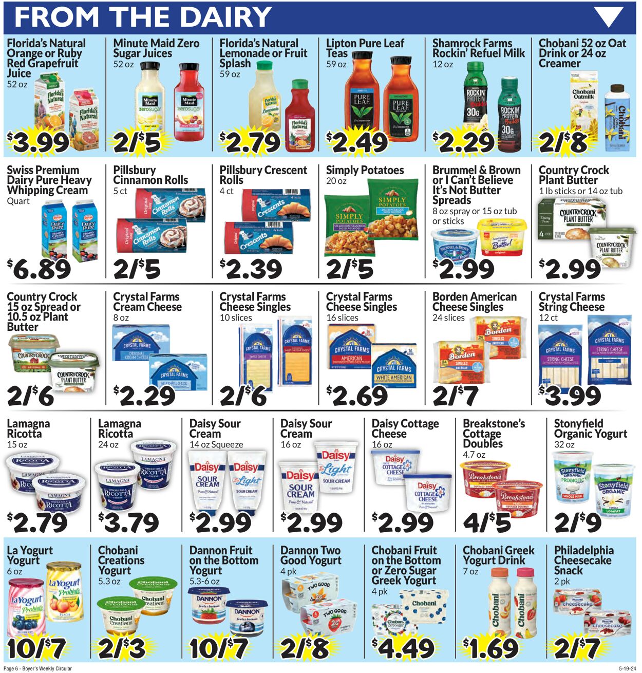 Catalogue Boyer's Food Markets from 05/19/2024