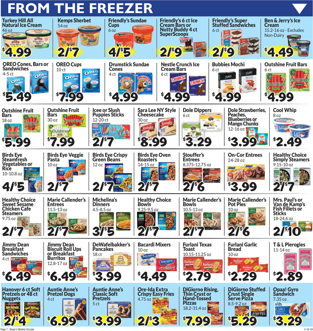 Catalogue Boyer's Food Markets from 05/19/2024