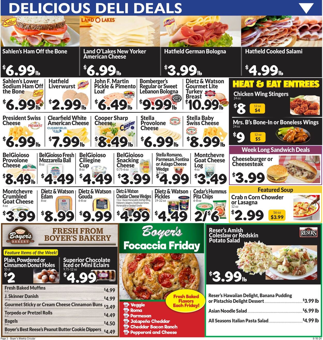 Catalogue Boyer's Food Markets from 06/16/2024