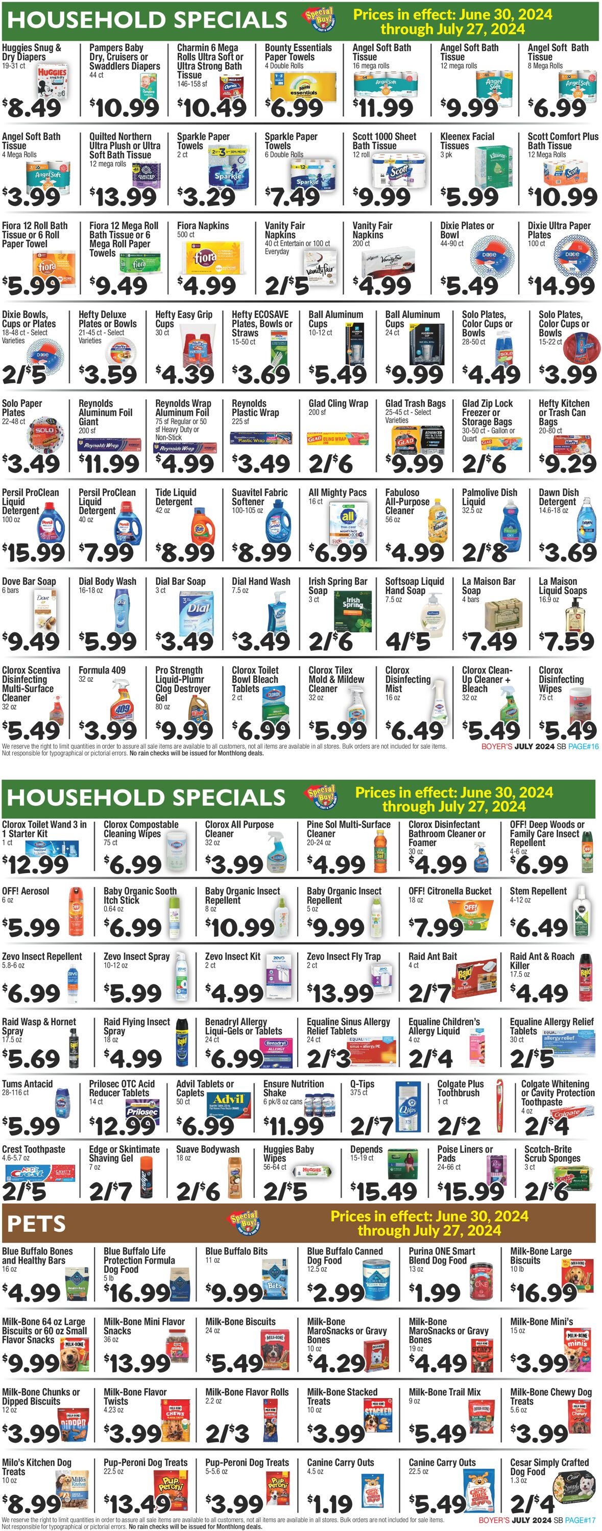Catalogue Boyer's Food Markets from 06/30/2024