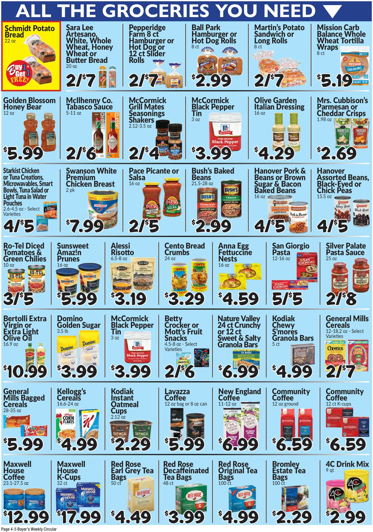 Catalogue Boyer's Food Markets from 07/14/2024