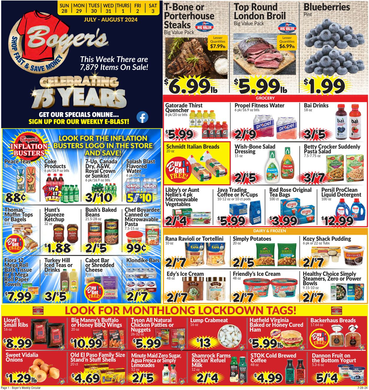 Catalogue Boyer's Food Markets from 07/28/2024