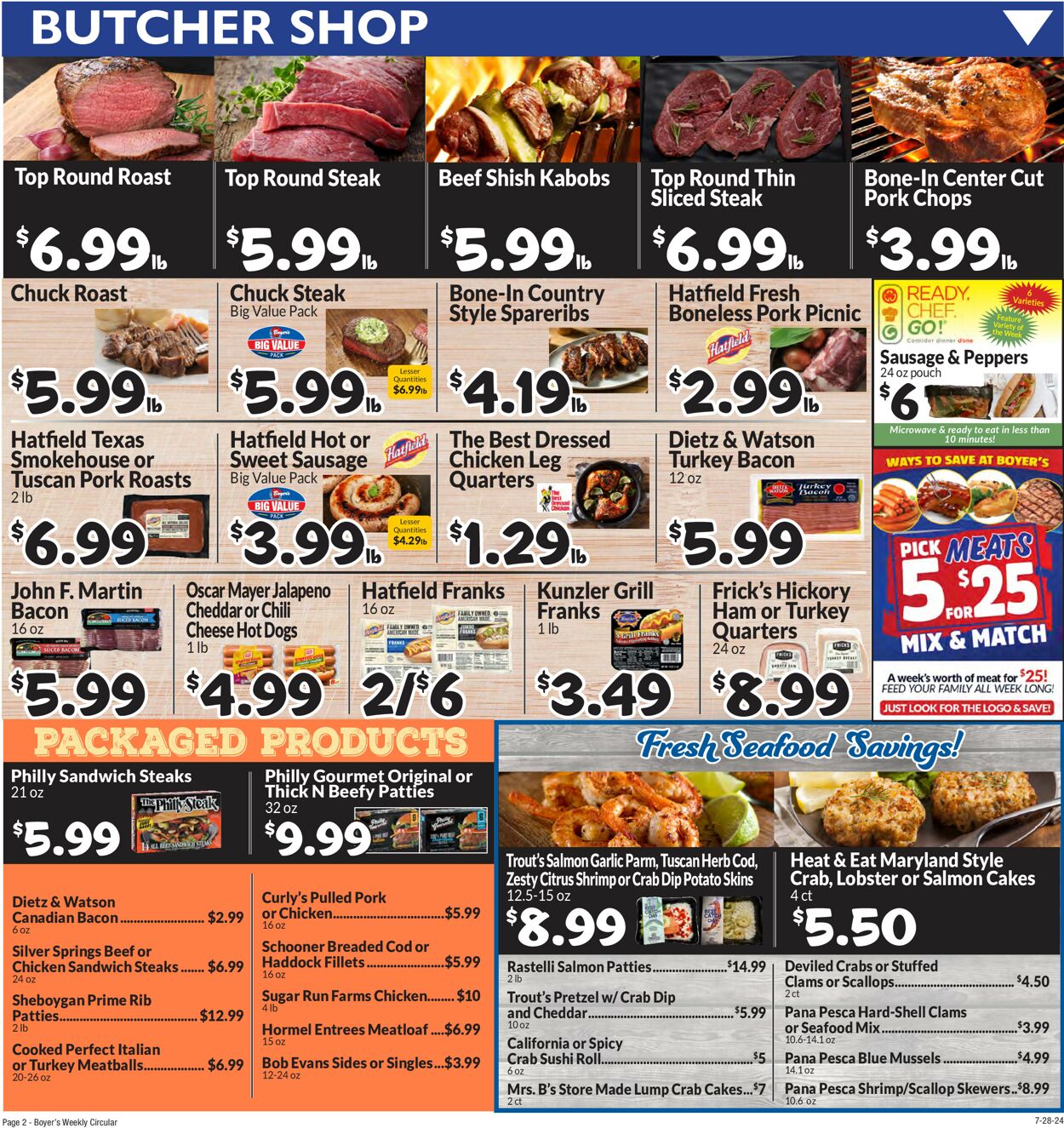 Catalogue Boyer's Food Markets from 07/28/2024