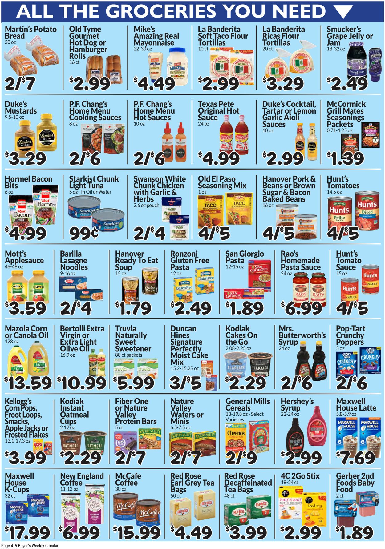 Catalogue Boyer's Food Markets from 07/28/2024