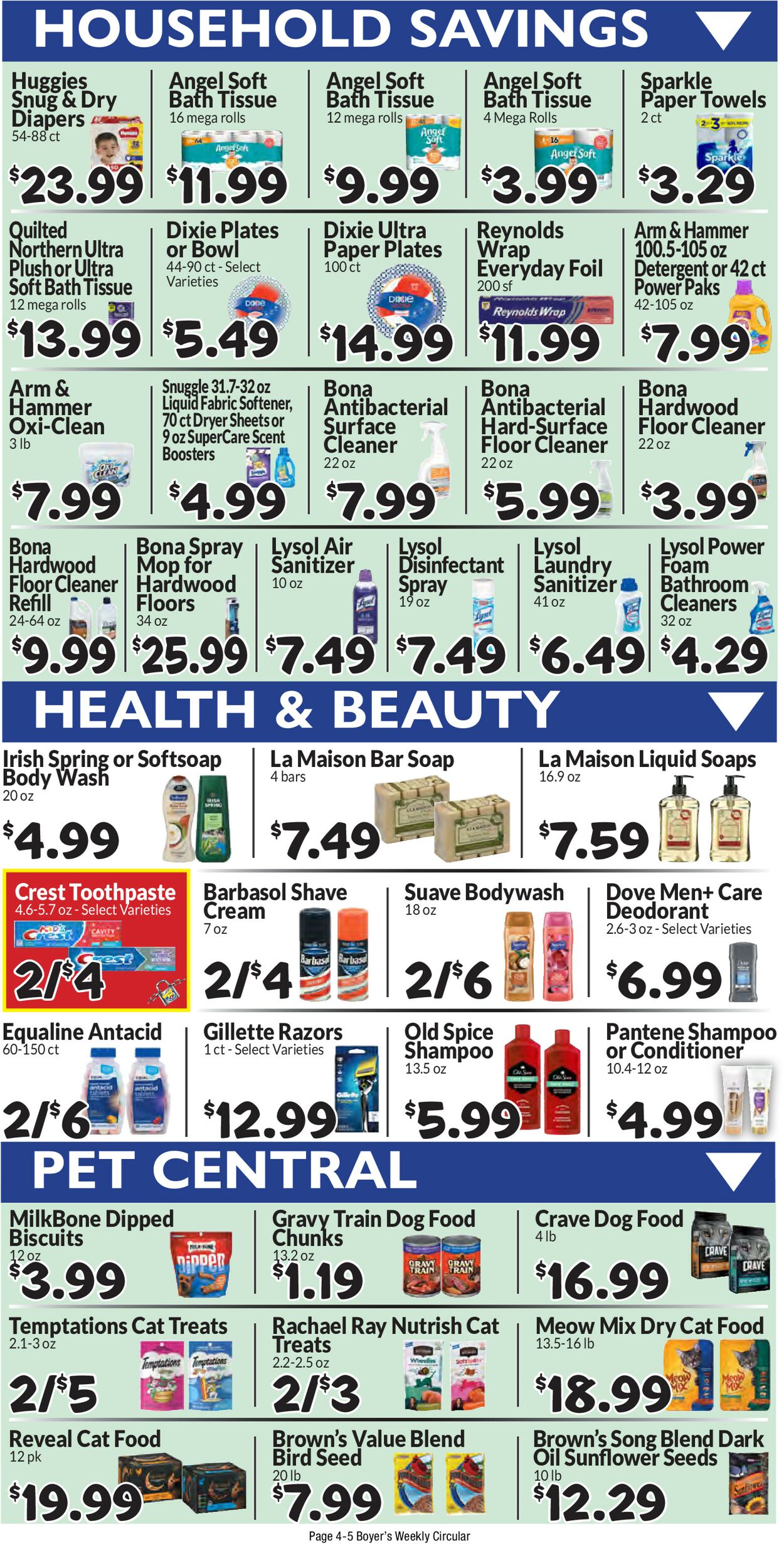 Catalogue Boyer's Food Markets from 07/28/2024