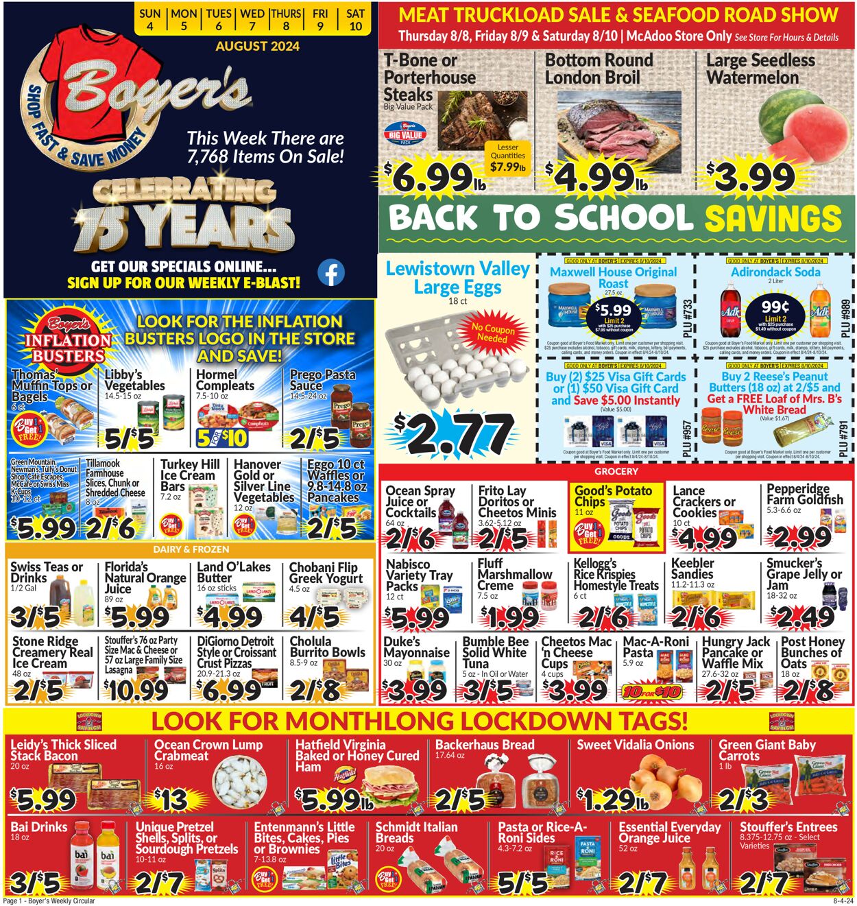 Catalogue Boyer's Food Markets from 08/04/2024