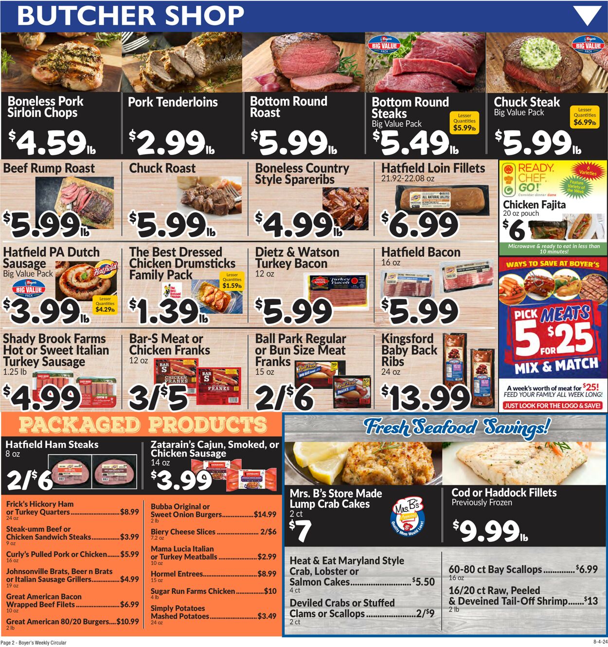 Catalogue Boyer's Food Markets from 08/04/2024