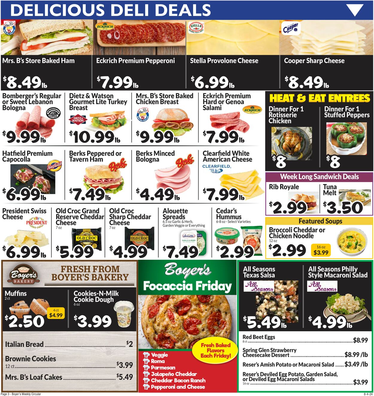 Catalogue Boyer's Food Markets from 08/04/2024