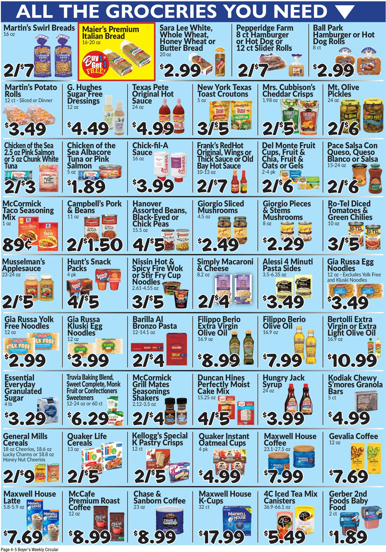 Catalogue Boyer's Food Markets from 08/04/2024