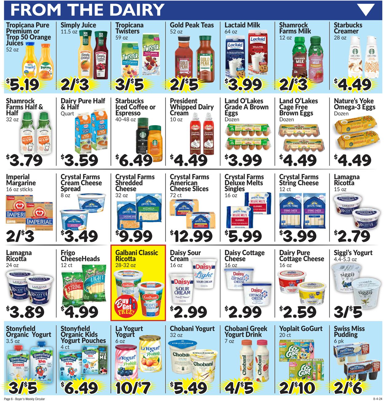 Catalogue Boyer's Food Markets from 08/04/2024