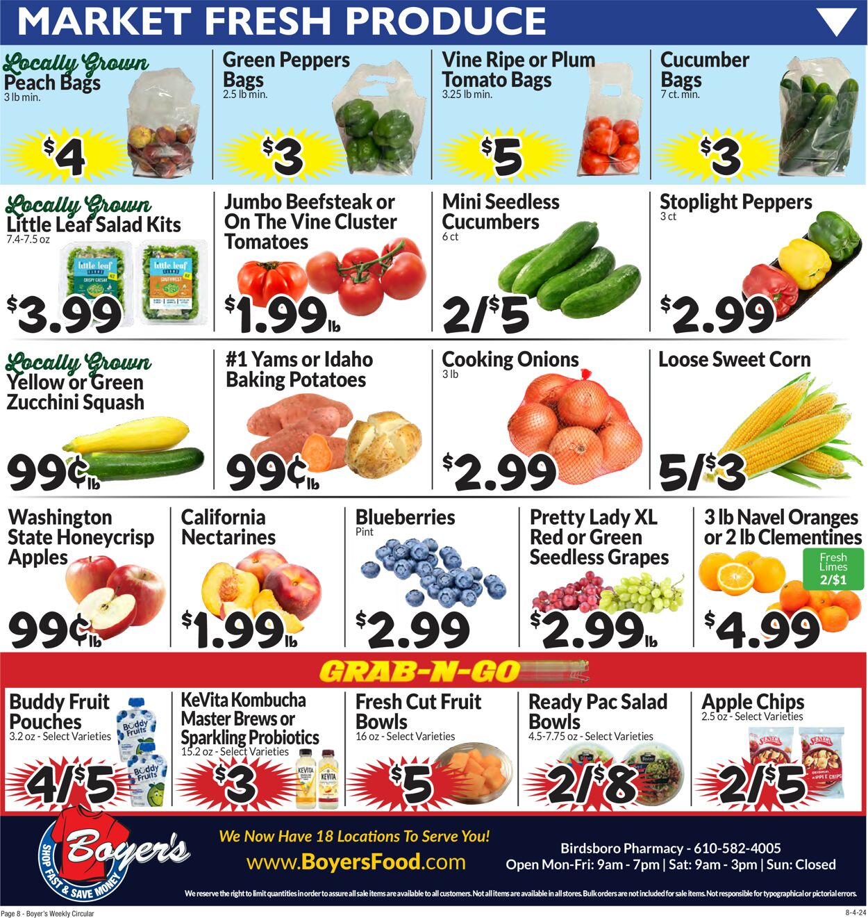 Catalogue Boyer's Food Markets from 08/04/2024