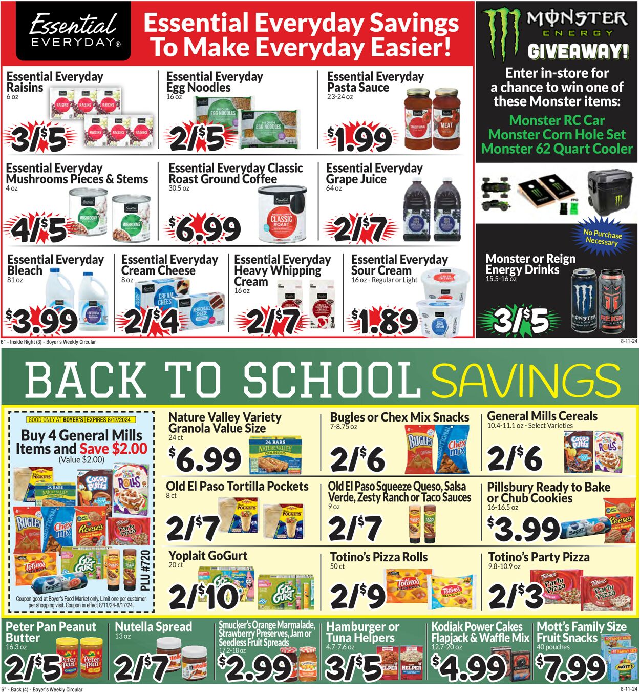 Catalogue Boyer's Food Markets from 08/11/2024