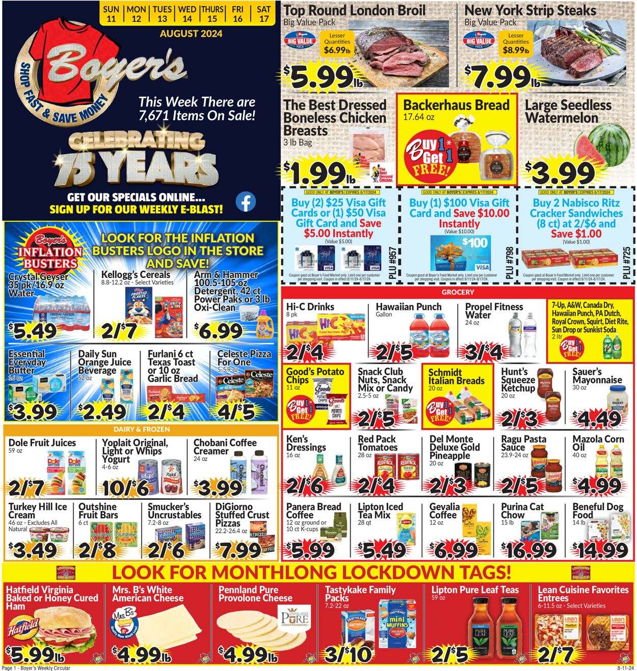 Catalogue Boyer's Food Markets from 08/11/2024