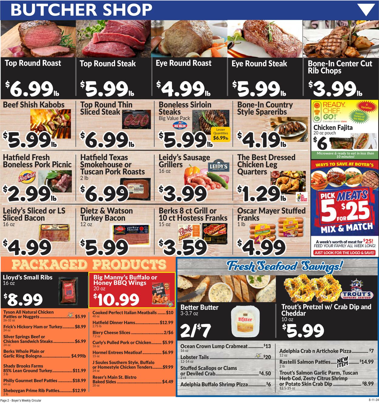 Catalogue Boyer's Food Markets from 08/11/2024