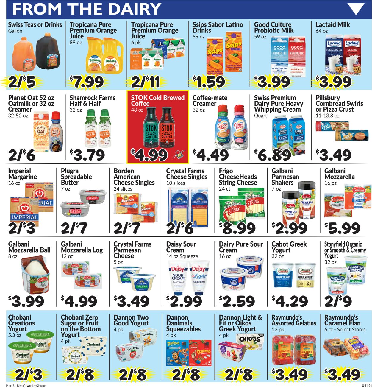 Catalogue Boyer's Food Markets from 08/11/2024