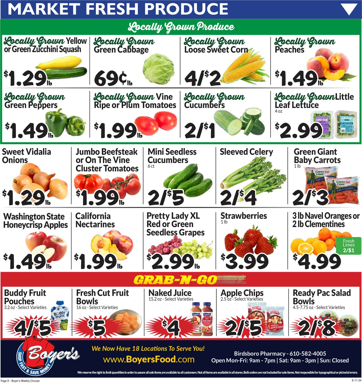 Catalogue Boyer's Food Markets from 08/11/2024