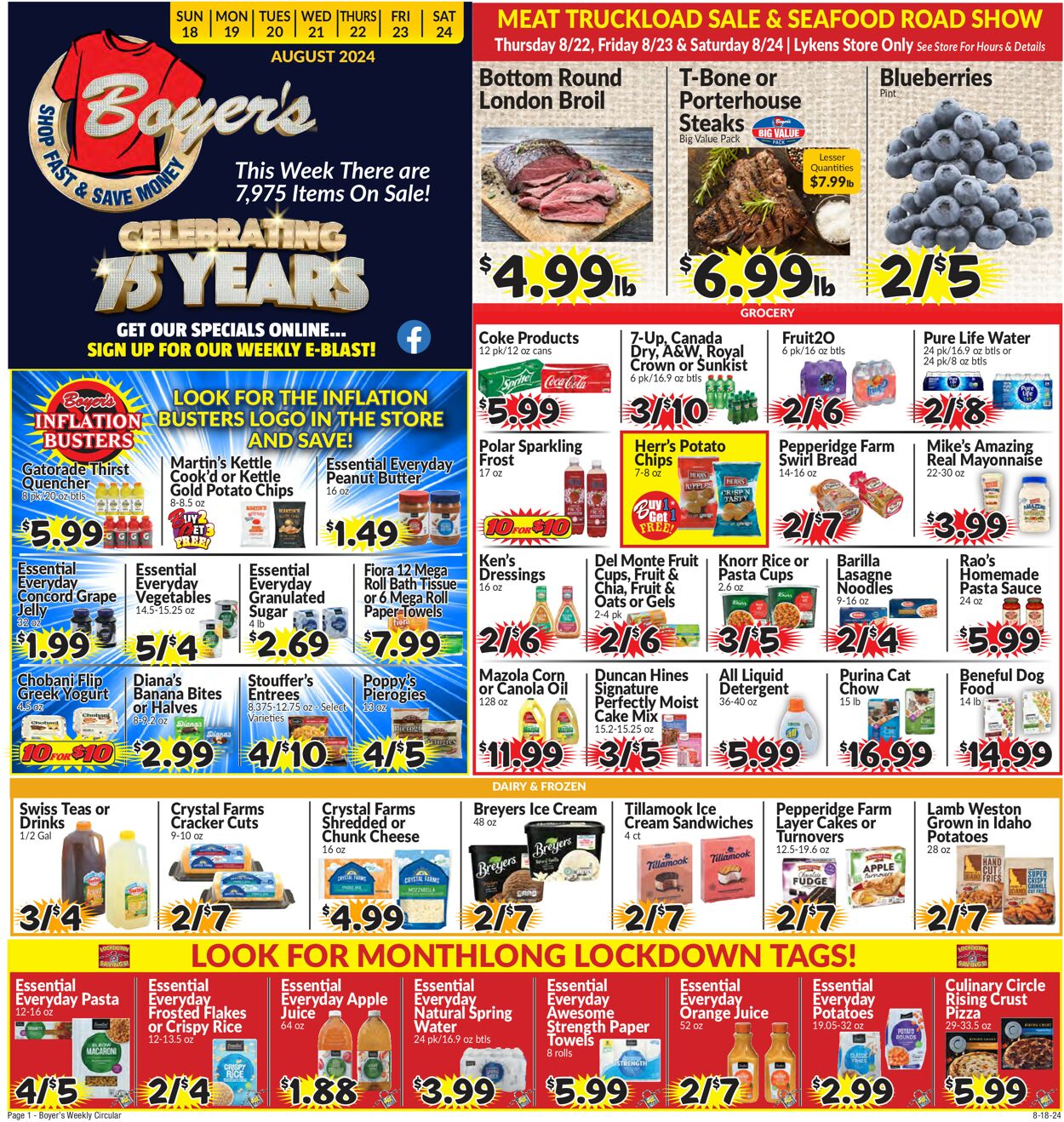 Catalogue Boyer's Food Markets from 08/18/2024