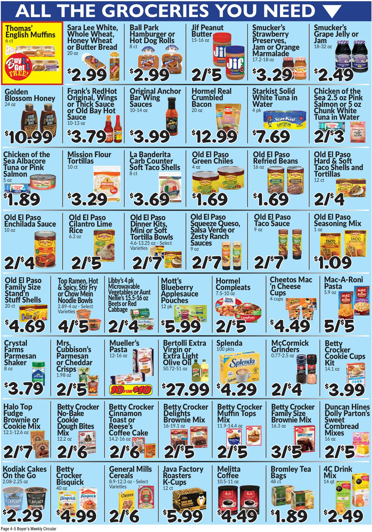 Catalogue Boyer's Food Markets from 08/18/2024