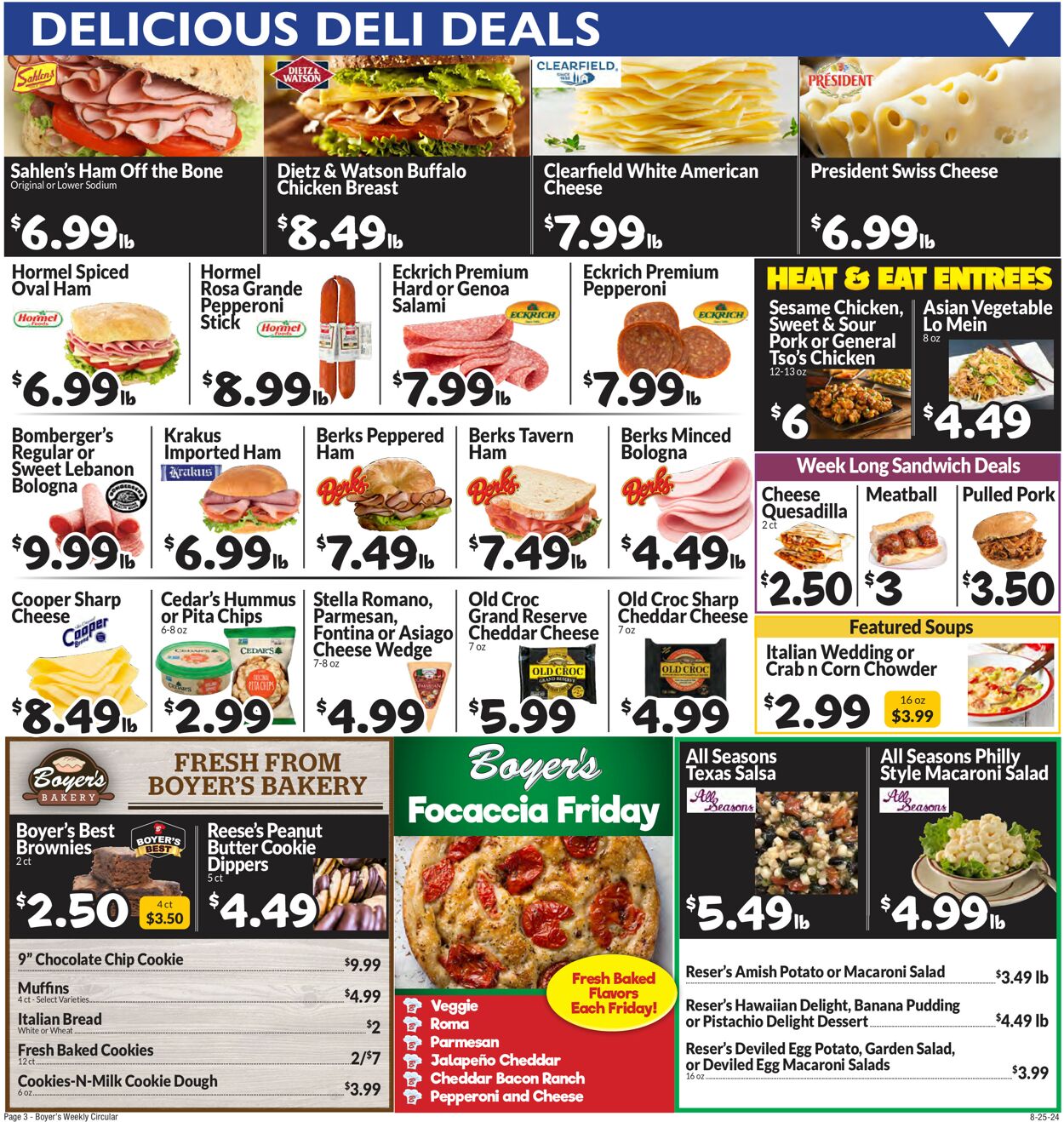 Catalogue Boyer's Food Markets from 08/25/2024