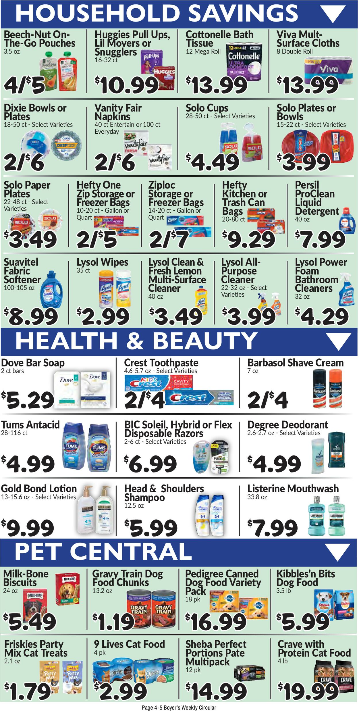 Catalogue Boyer's Food Markets from 08/25/2024