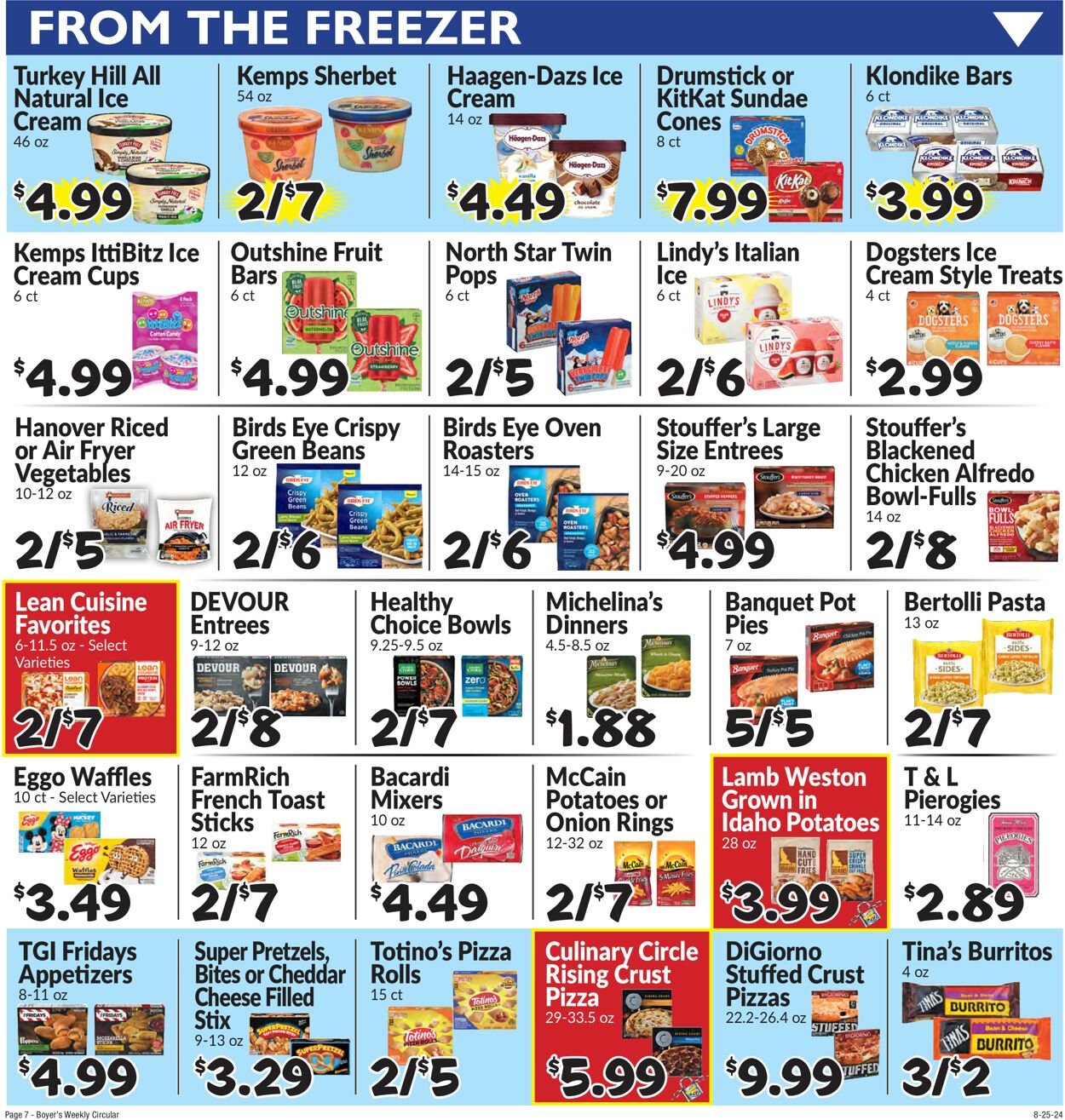 Catalogue Boyer's Food Markets from 08/25/2024