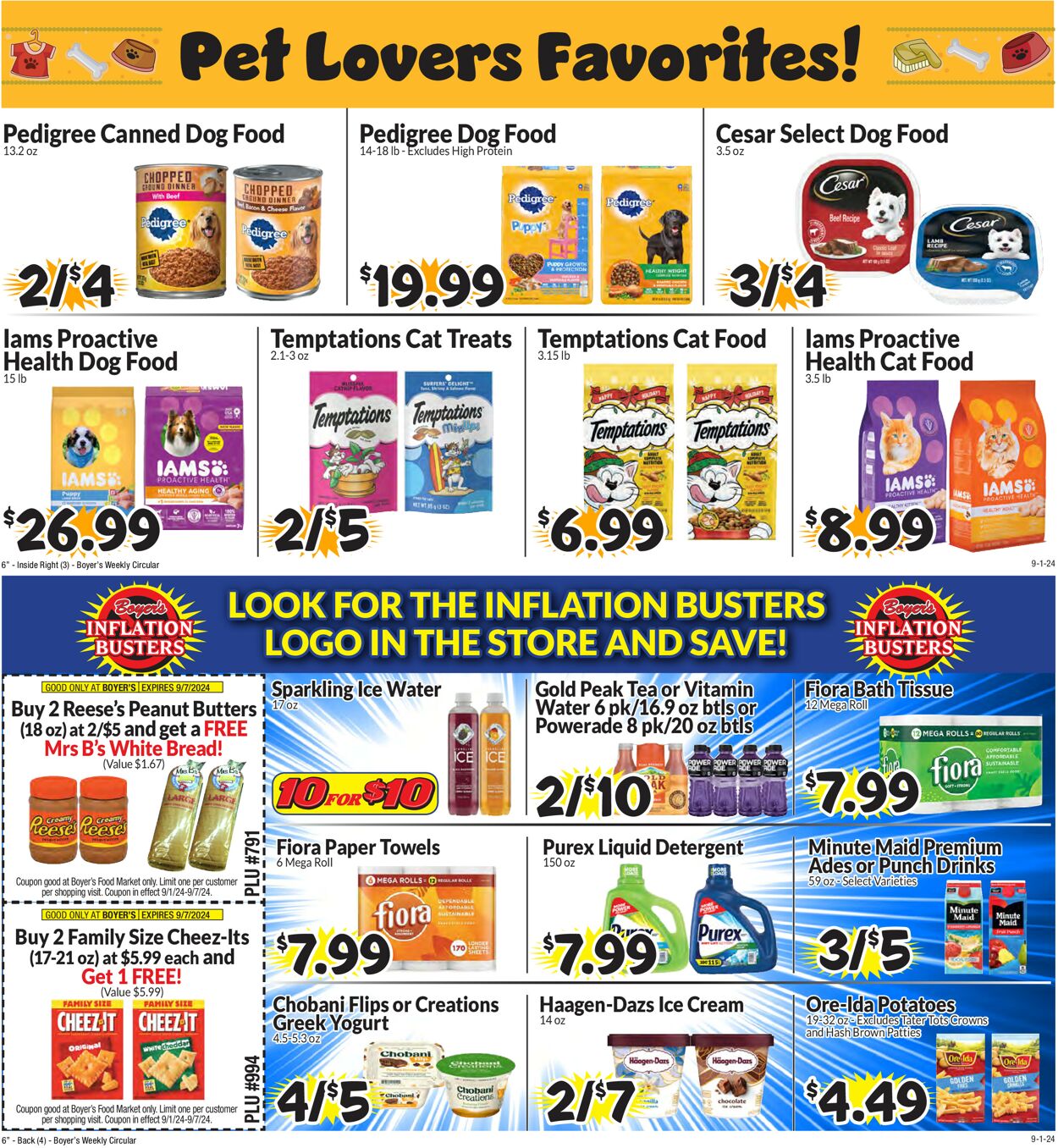 Catalogue Boyer's Food Markets from 09/01/2024