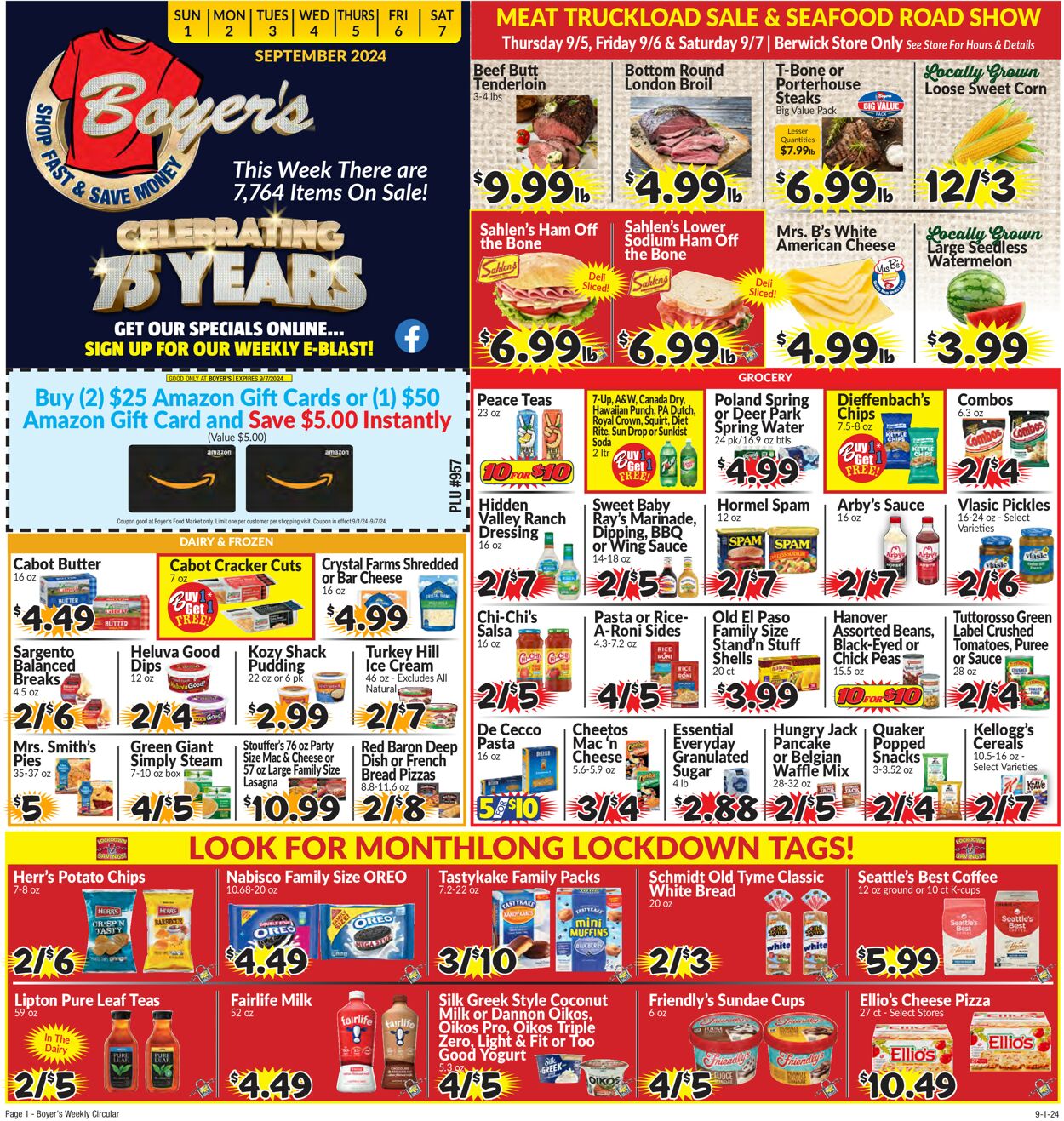 Catalogue Boyer's Food Markets from 09/01/2024