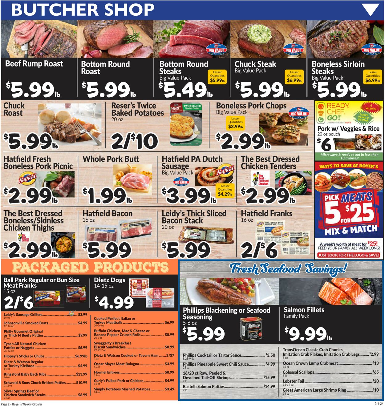 Catalogue Boyer's Food Markets from 09/01/2024