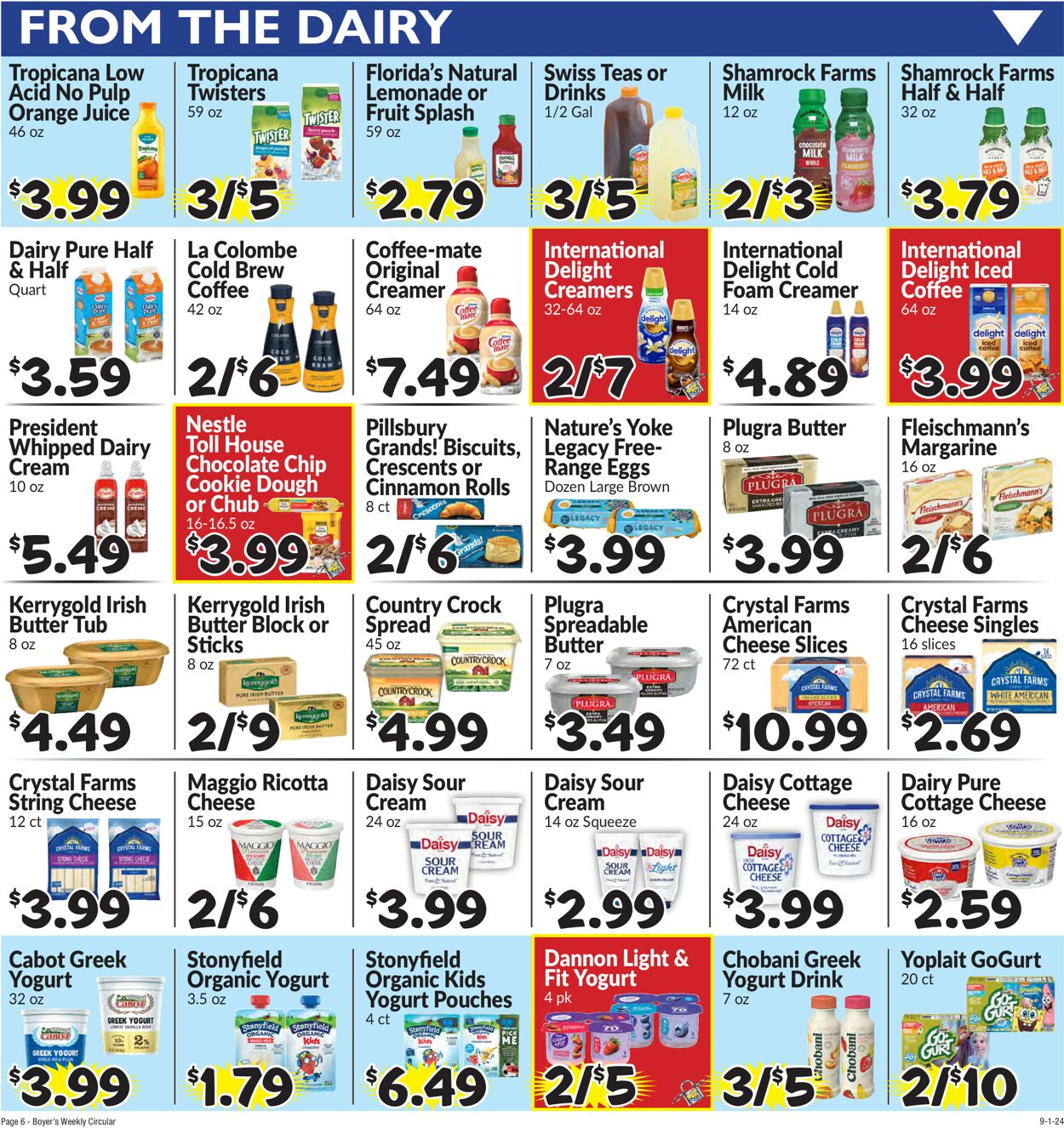 Catalogue Boyer's Food Markets from 09/01/2024