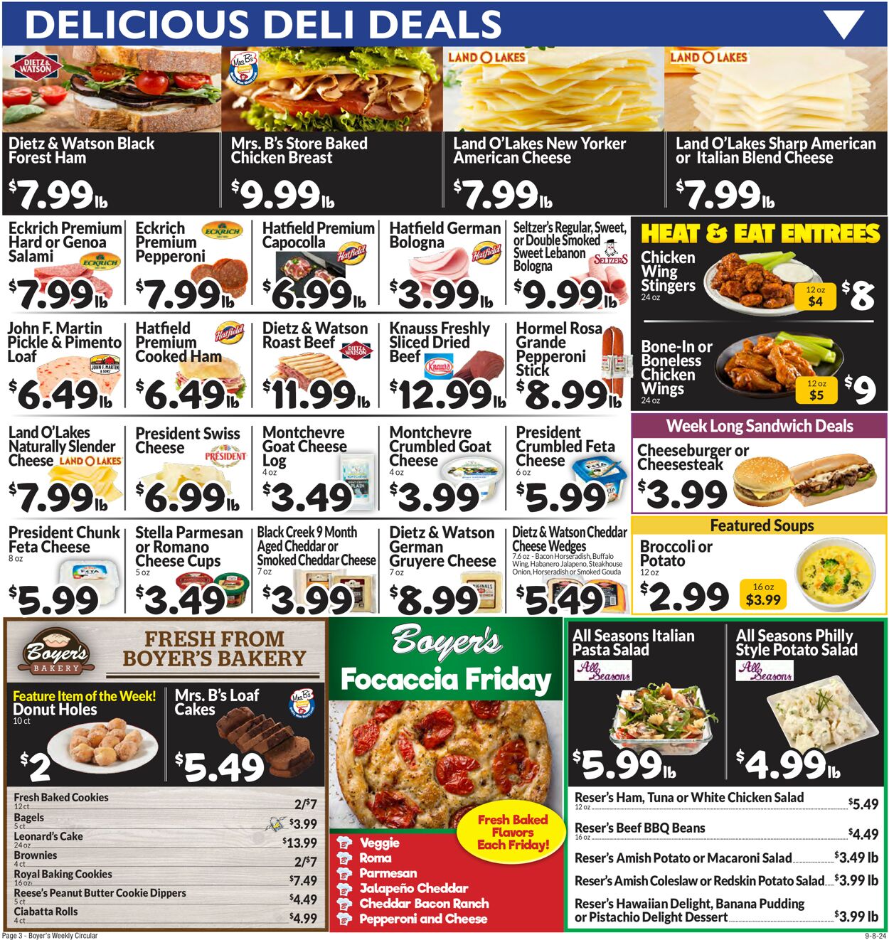 Catalogue Boyer's Food Markets from 09/08/2024