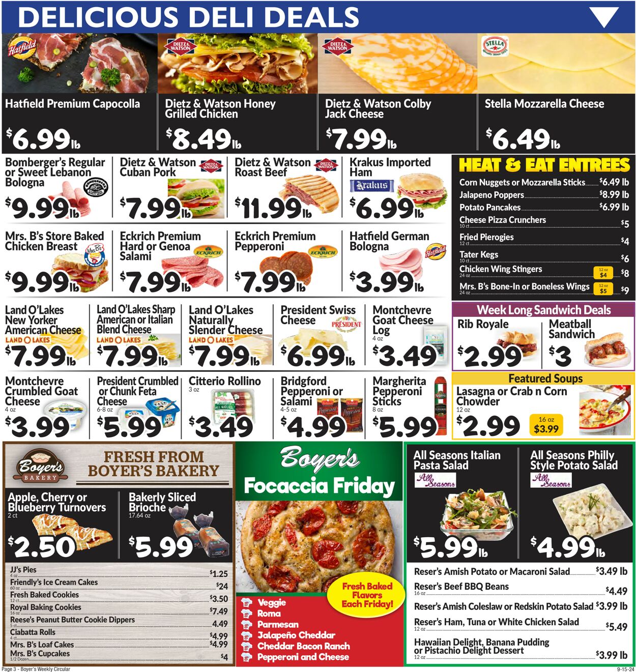 Catalogue Boyer's Food Markets from 09/15/2024