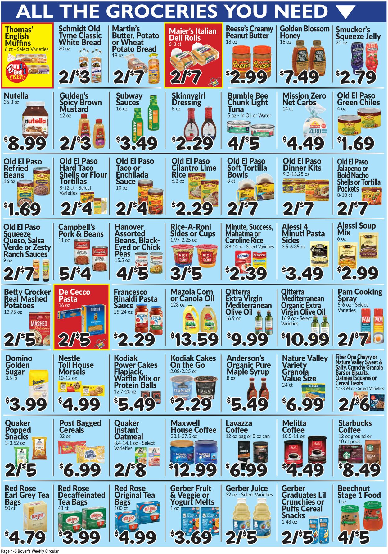 Catalogue Boyer's Food Markets from 09/22/2024