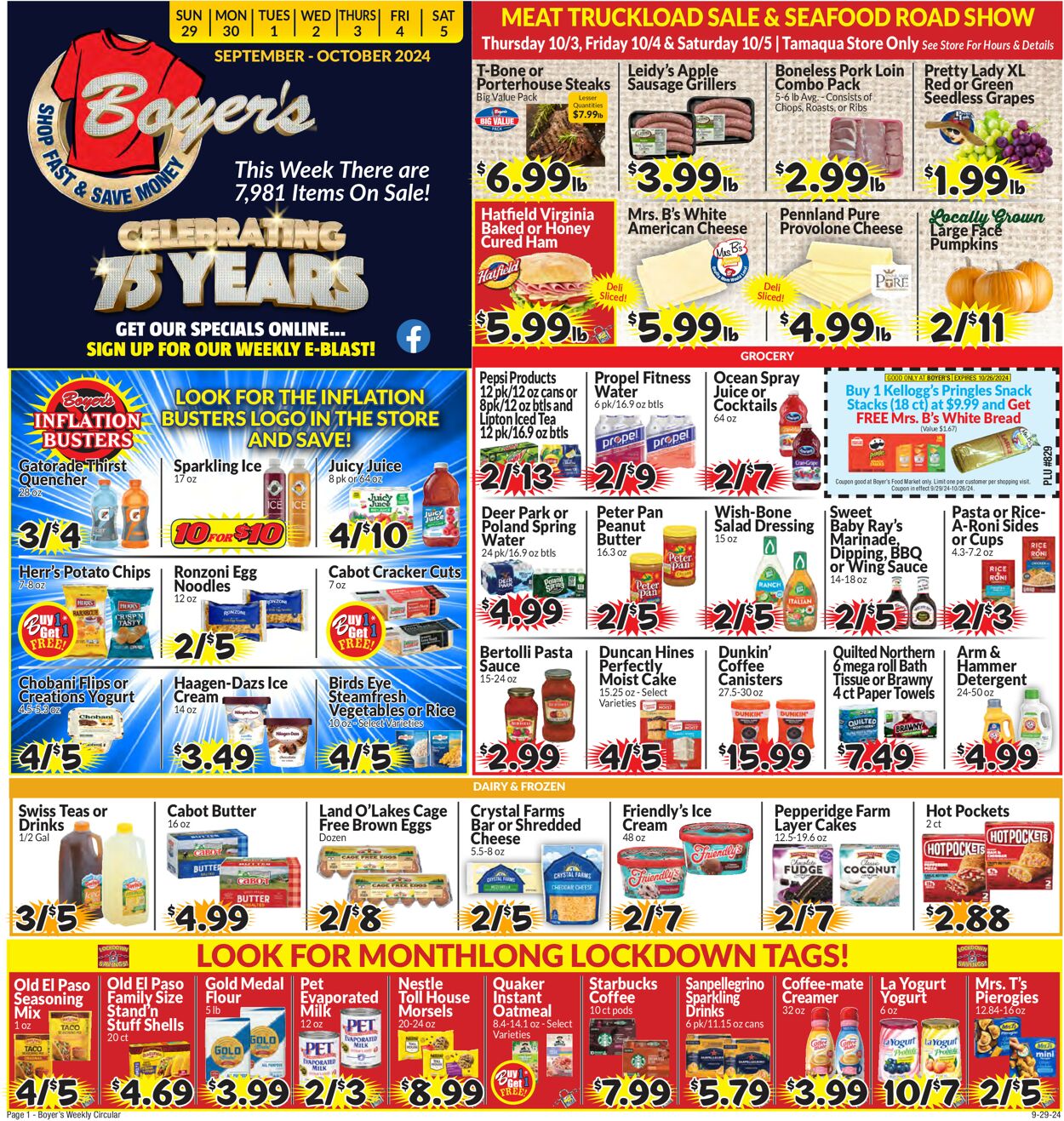 Catalogue Boyer's Food Markets from 09/29/2024