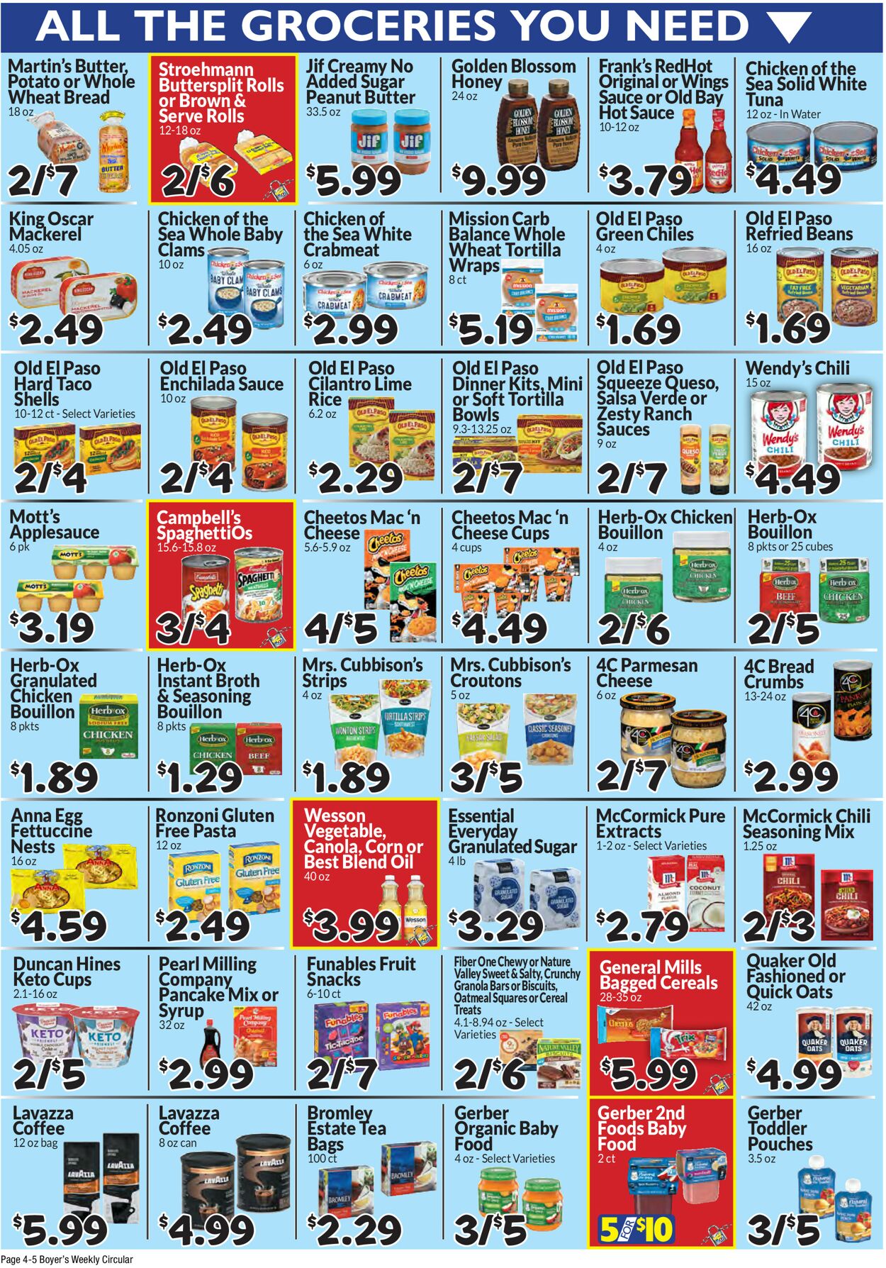 Catalogue Boyer's Food Markets from 09/29/2024