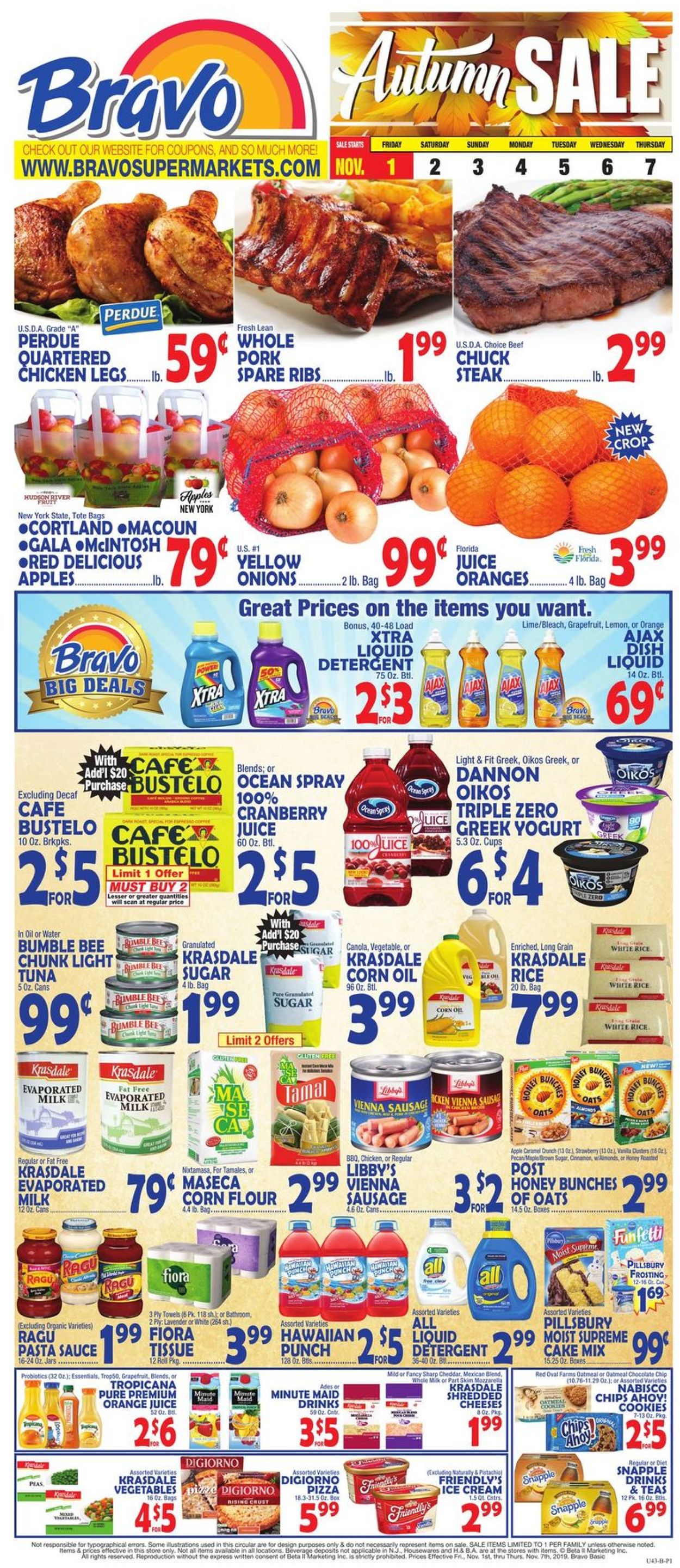 Catalogue Bravo Supermarkets from 11/01/2019