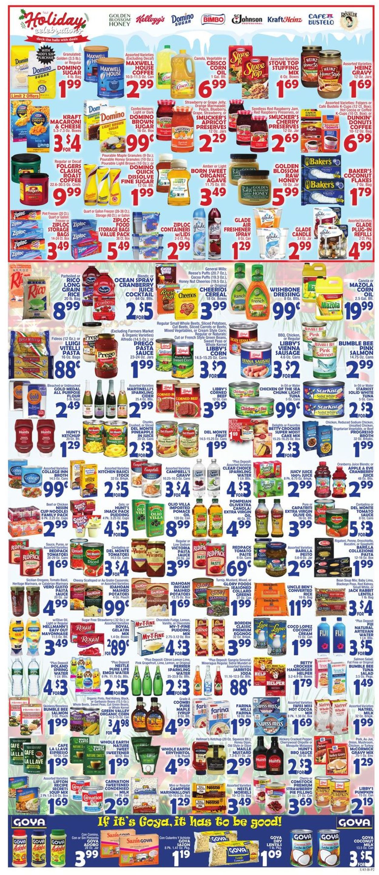 Catalogue Bravo Supermarkets - Holidays Ad 2019 from 12/13/2019