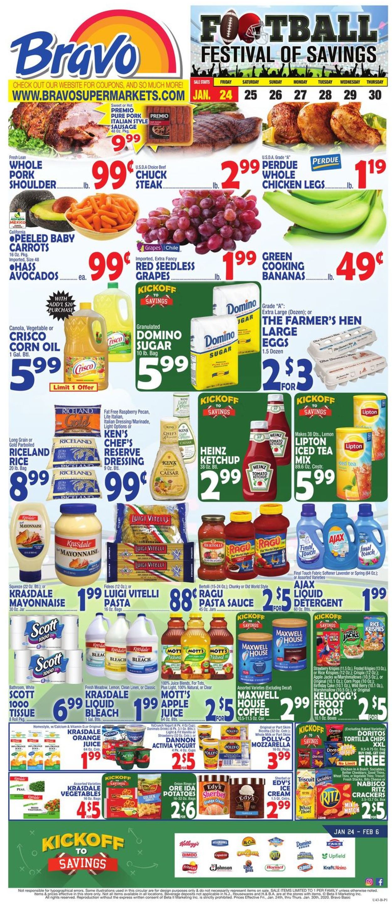 Catalogue Bravo Supermarkets from 01/24/2020
