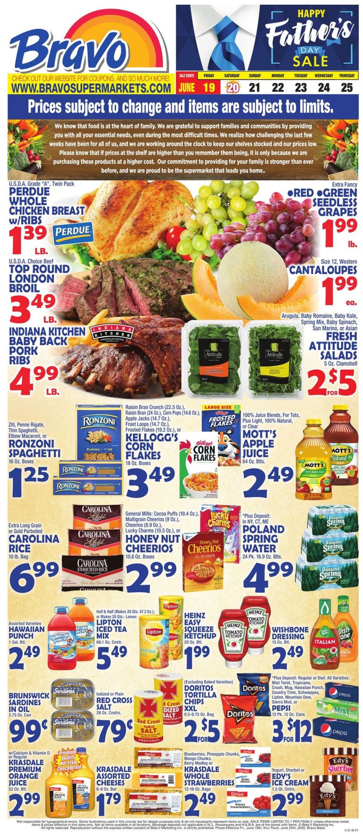 Catalogue Bravo Supermarkets from 06/19/2020