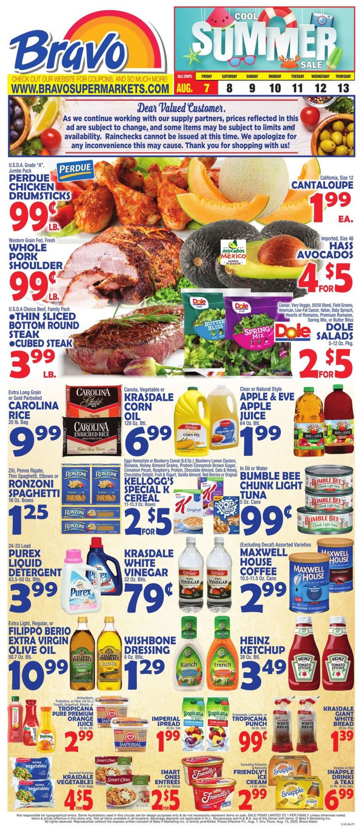 Catalogue Bravo Supermarkets from 08/07/2020