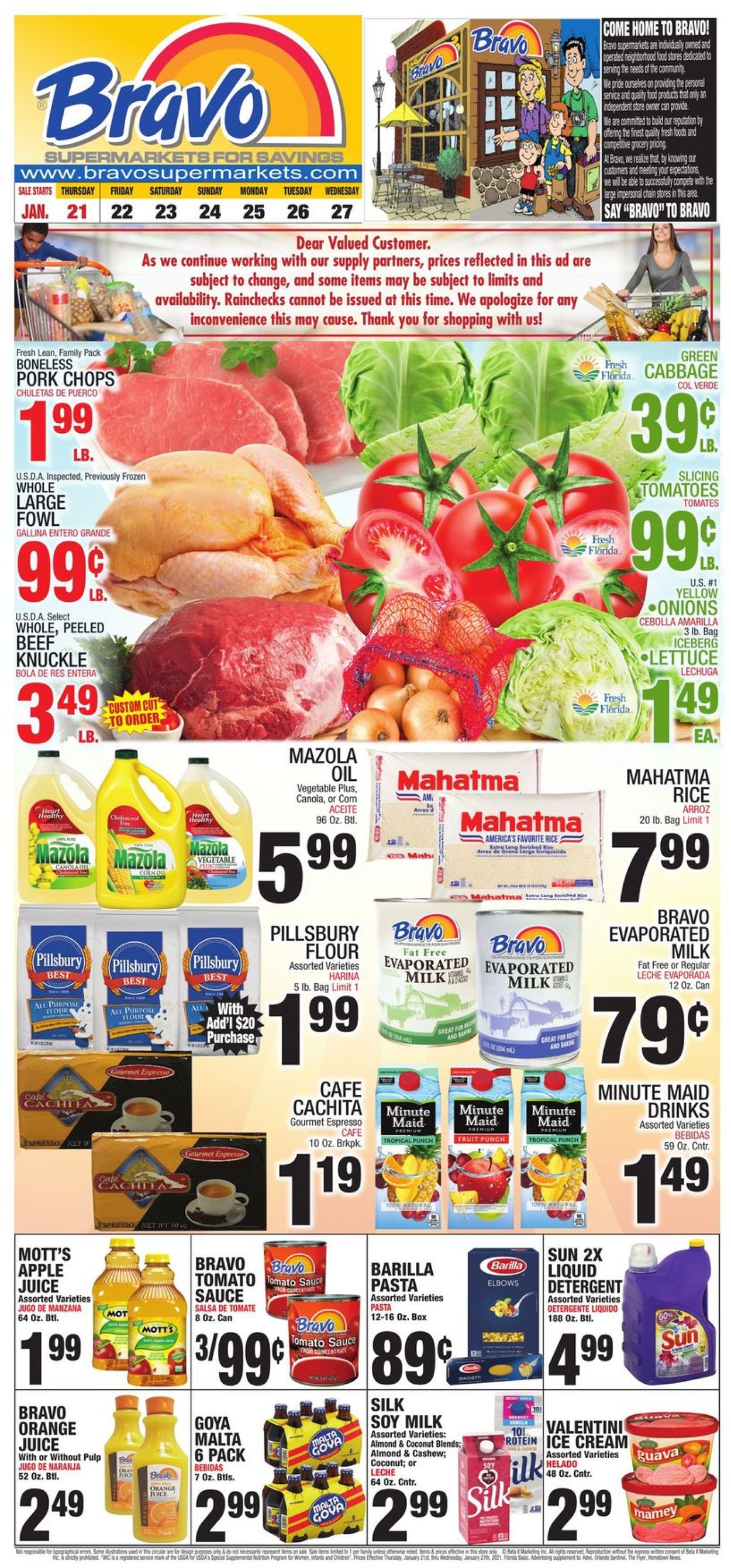 Catalogue Bravo Supermarkets from 01/21/2021