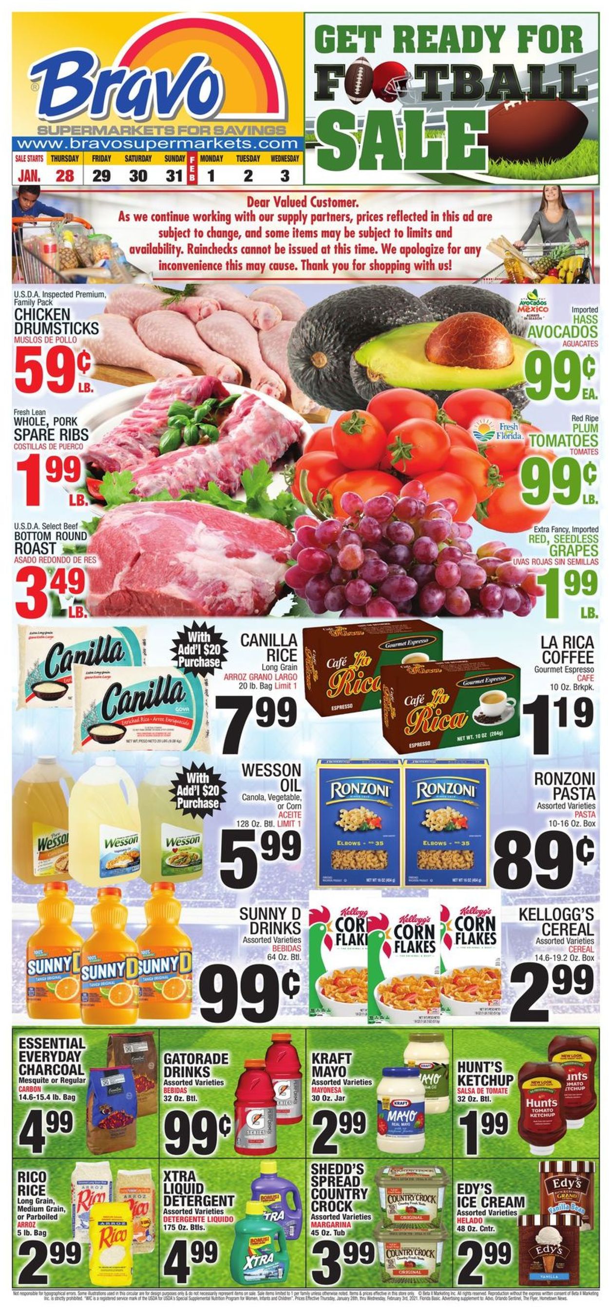 Catalogue Bravo Supermarkets from 01/28/2021