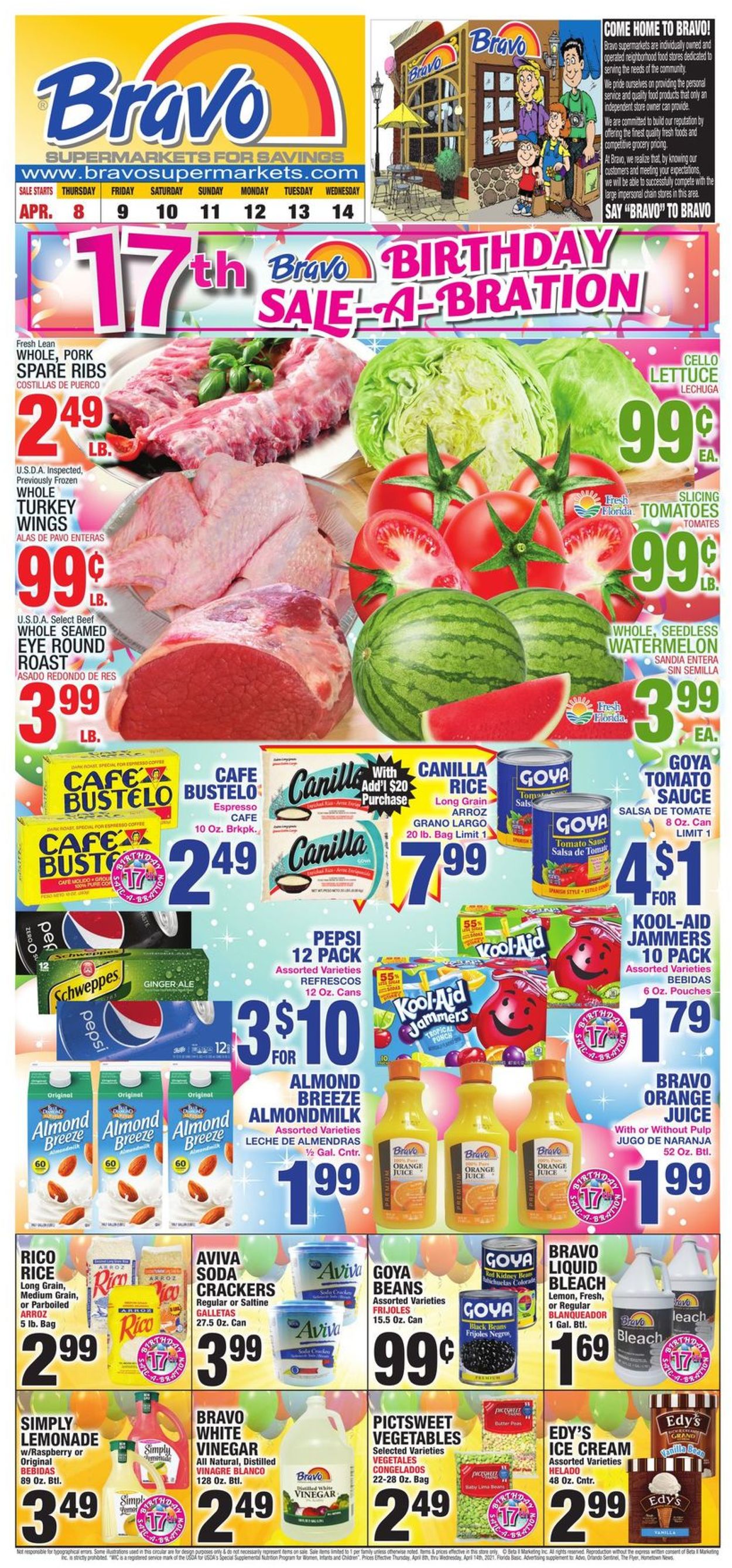 Catalogue Bravo Supermarkets from 04/08/2021