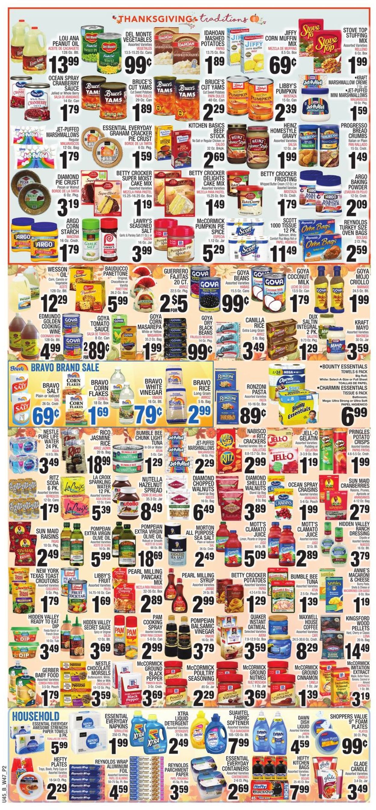 Catalogue Bravo Supermarkets THANKSGIVING 2021 from 11/18/2021